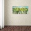Trademark Fine Art Silvia Vassileva 'April Tree Tops' Canvas Art, 24x47 WAP00906-C2447GG